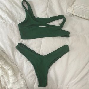 ZAFUL emerald green bikini